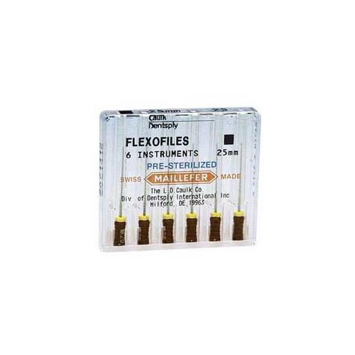 Dentsply Maillefer 671304 Stainless Steel Flexofile Flexible File 21mm #35 6/Pk Dentsply Maillefer 671304 Stainless Steel Flexofile Flexible File 21mm #35 6/Pk